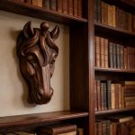 Wooden Horse Head Wall Decor