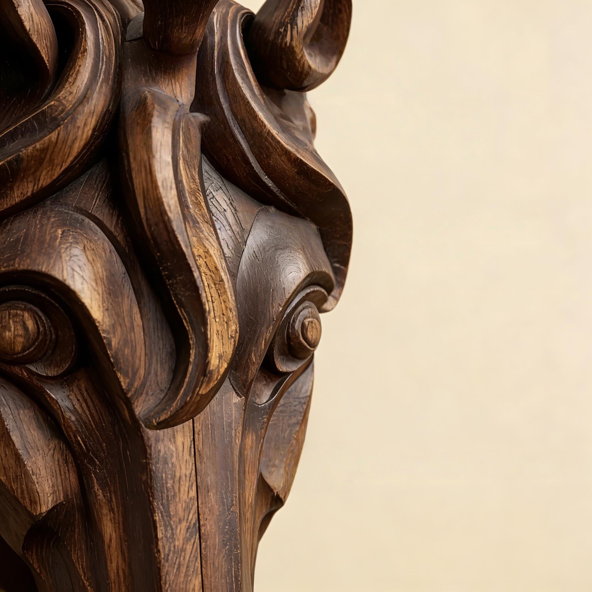Wooden Horse Head Wall Decor - Image 3